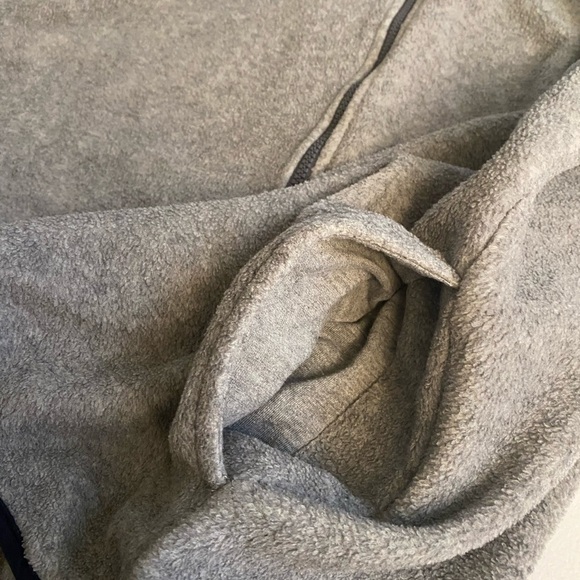 IZOD GRAY FLEECE ZIP FRONT VEST MEN’S SIZE XL - Picture 5 of 6